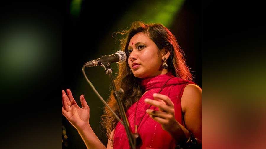 Songstress Tritha. Rupa will be joining her on stage at Dalhousie Institute.   