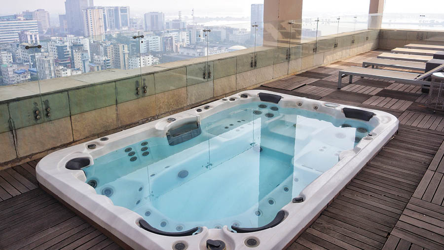The Jacuzzi for the guests