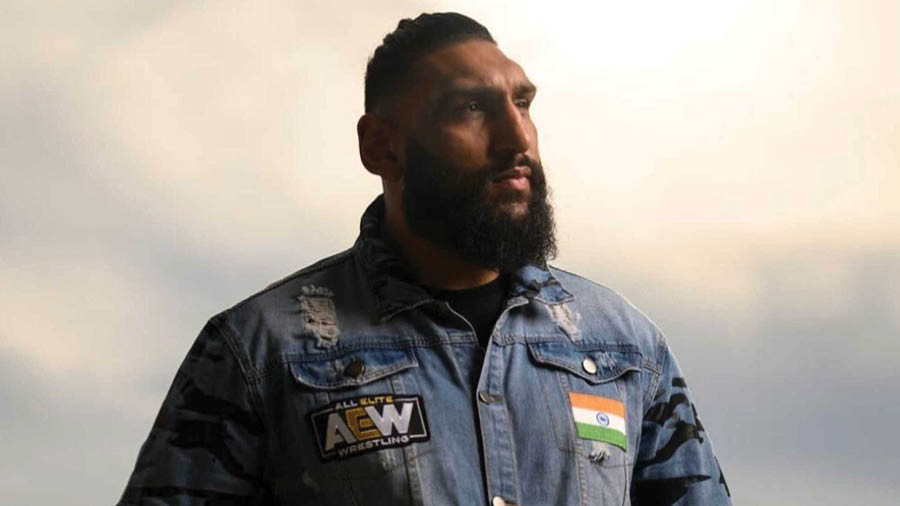 Satnam Singh Bhamara moved to the US as a teenager to learn basketball and now finds himself as a rising star in professional wrestling