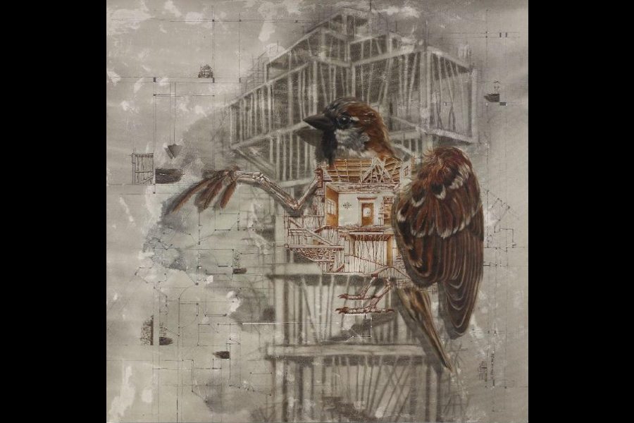 Refused habitat by Deepak Kumar [Emami Art]