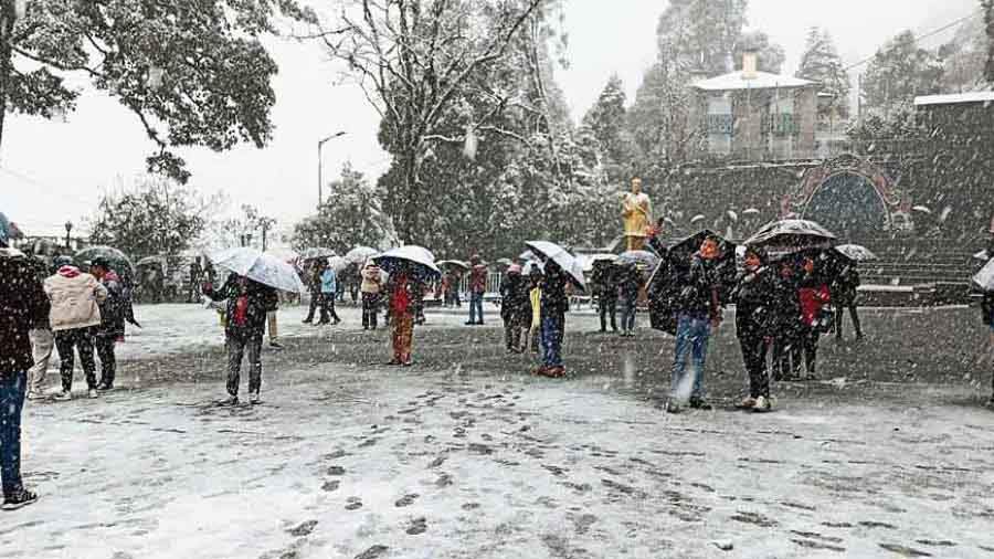 A snowy Darjeeling last Christmas