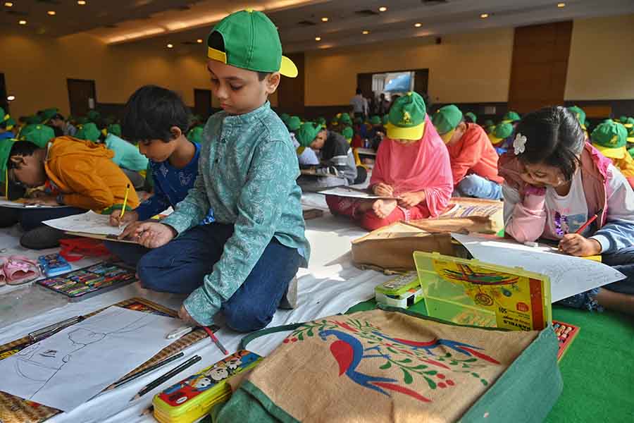 Nicco Parks and Resorts Limited organised a fun Sit N Draw with Sheroo competition for children on December 9 and 10 Nicco Park’s Waterside Halls I and II 