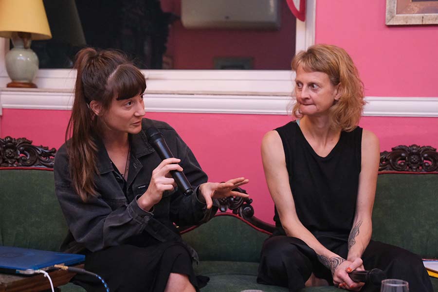 Solène Weinachter and Katye Coe were in the city on December 2 to kick off Artist Diaries: Edition 1:1. Taking place at the Glenburn Penthouse, this new platform has been established for artistes to speak about the art and work they put out in the world. For its launch, the two artistes from Scottish Dance Theatre spoke about their production of ‘Antigone, Interrupted’, which started its tour in India the next day  
