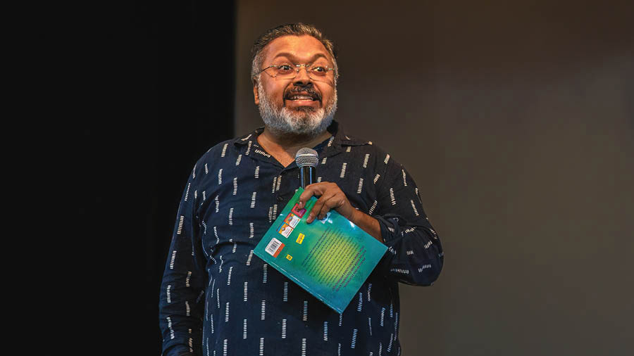 Stories are needed to understand what science cannot explain, argued Devdutt Pattanaik