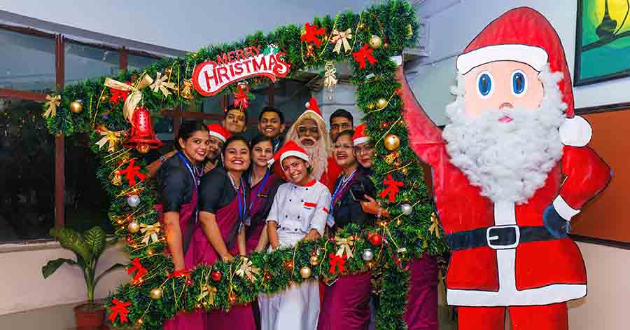 The event was managed by students, in various batches, who put their hospitality training to practise serving the guests with specially curated food and drinks