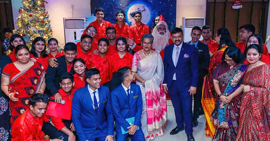 Sharing the inspiration behind the event, Raja Sadhukhan, Principal of IHM Kolkata, expressed, “We aimed to infuse deeper significance into the cake-mixing session. What better way than expressing our gratitude to those tirelessly serving society? This event provided a remarkable opportunity for the institute to honour the true heroes among us”