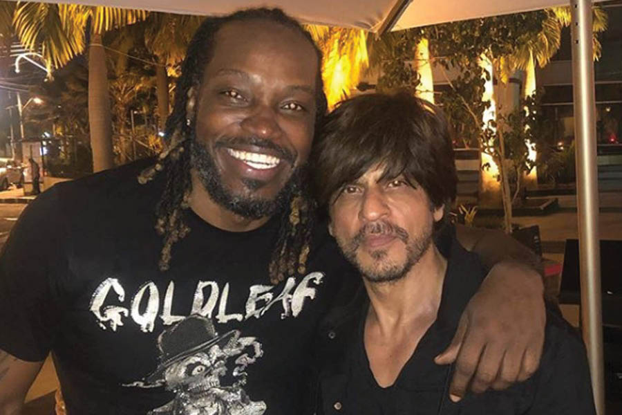 Shah Rukh Khan Gives A Shout Out To ‘universe Boss Chris Gayle For His