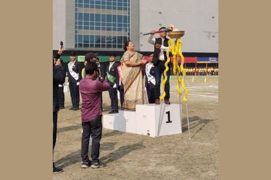 Sri Sri Academy commemorated its Annual Sports Day on December 10th, 2023, at the Gitanjali Stadium in a truly grand manner. 