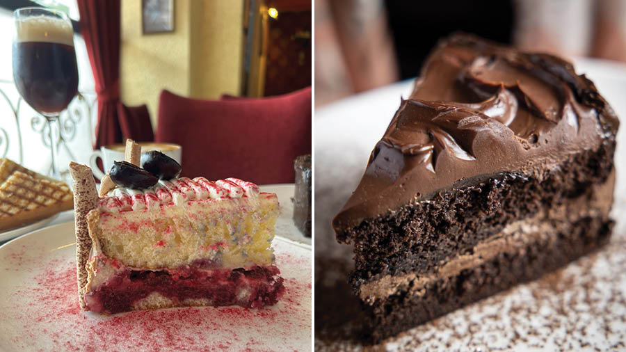 New at Trincas: White Forest Christmas Cake and the Devil’s Chocolate Cake 