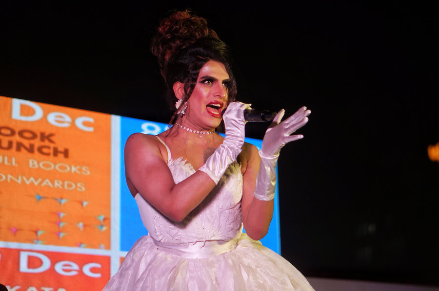 With Kolkata sparkling below, Sushant Divgikr, aka Rani KoHEnur, illuminated the rooftop of The Lalit Great Eastern, kicking off the Ultimate Drag Christmas Eve fundraiser, organised by Kolkata Pride and Kitty Su
