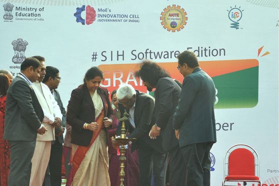 Inauguration of the Smart India Hackathon 2023 at the Techno Main Salt Lake campus.
