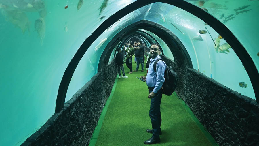 Kolkata’s very first ‘Underwater Tunnel Aquarium’ at Park Circus Maidan