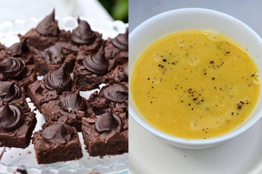 A range of delicious and healthy dishes accompanied guests throughout the festival. On the menu, there was a warm sweet corn soup, rice and a veggie-filled Thai green curry, freshly made quinoa salad, and fudgey, chocolatey brownies!
