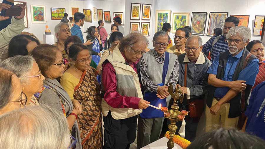 Inauguration of the art exhibition