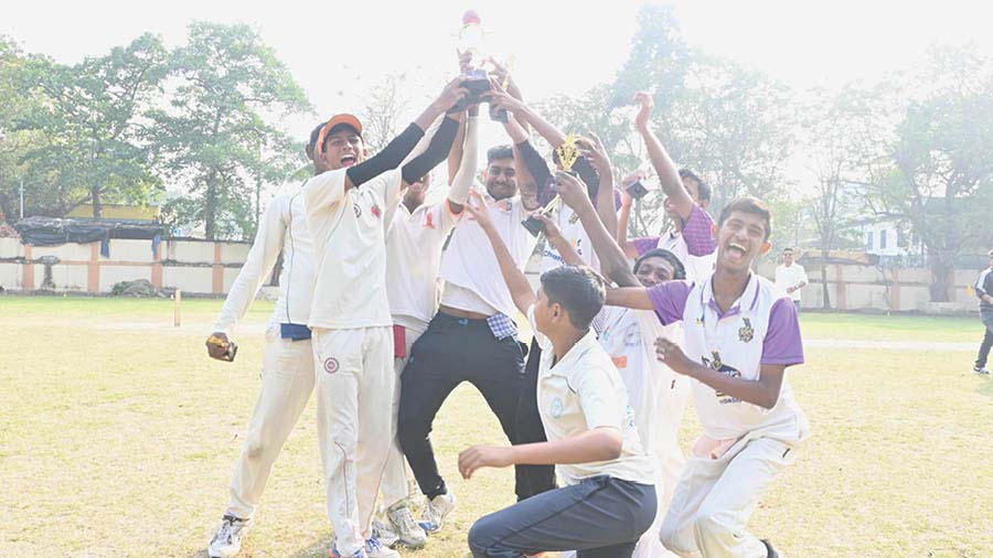 The winning team of the R.N. Mukherjee Memorial Match