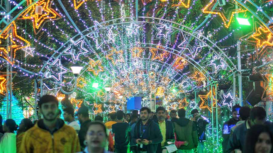 In pictures: Park Street comes alive with lights and Christmas merriment