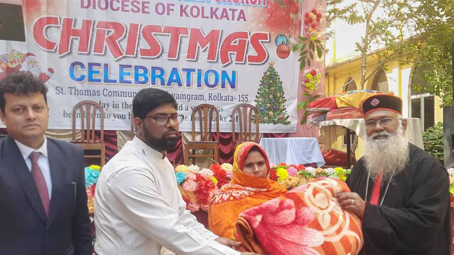 The Believers Eastern Church donated blankets, winter garments and food packets to the needy on the occasion of Christmas. The drive will continue till December 31, 2023