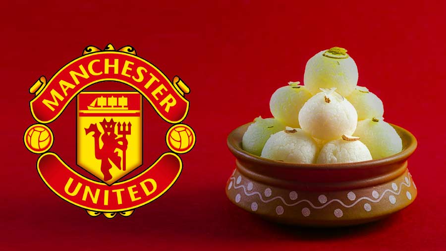 The common link between Manchester United’s red and Kolkata’s rosogolla
