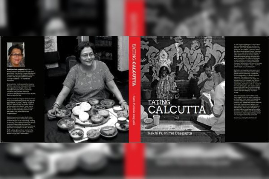 Front and back cover of Eating Calcutta by Rakhi Purnima Dasgupta, which will be in bookstores in early 2024