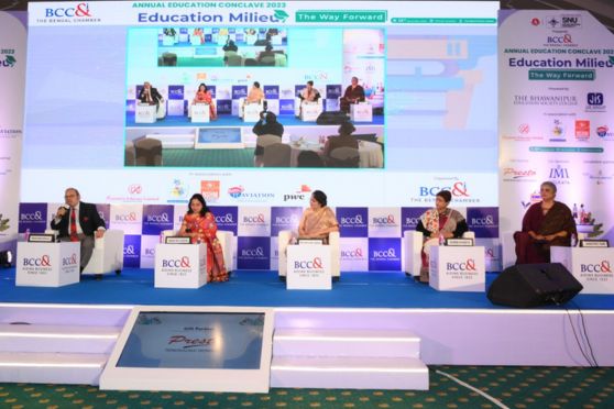 A glimpse from the session on 'Navigating the Future: School Education Transformations'. 