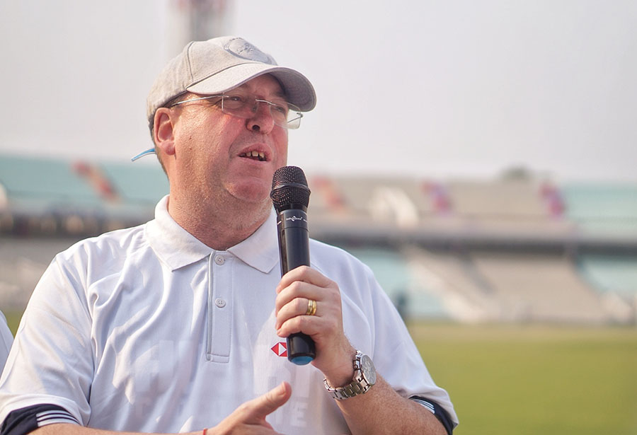 Andrew Fleming, the British deputy high commissioner to Kolkata, was at Eden for the first time and loved the experience: “I’m delighted that we’re bringing in partners from both India and the UK to forge deeper connections through our shared passion of cricket.” Amit Sengupta, the winning captain of UK in India, referred to Fleming as “our lucky charm”