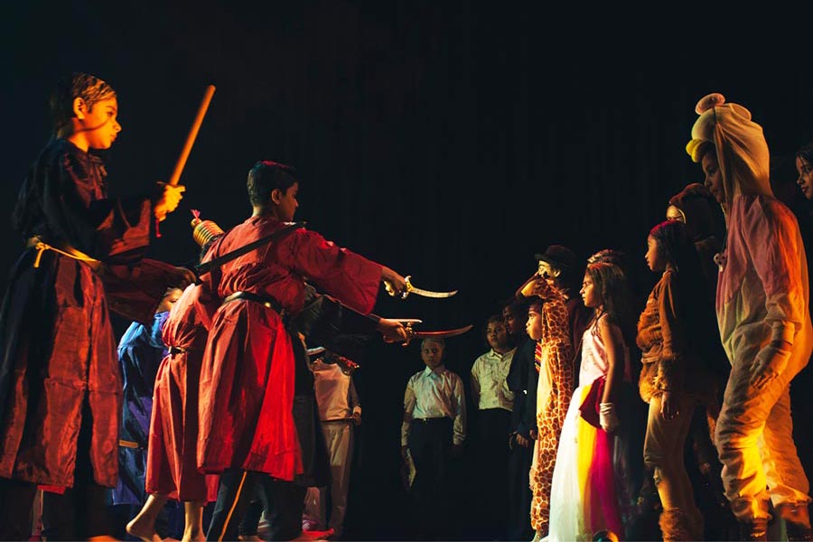 Glimpses from the Children’s Ensemble at Nandikar’s 40th National Theatre festival