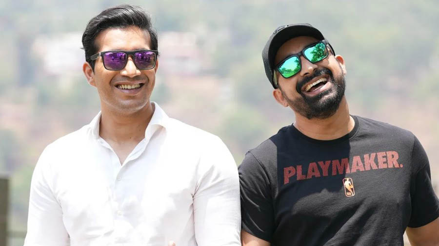 Harman with elder brother Rannvijay Singha.