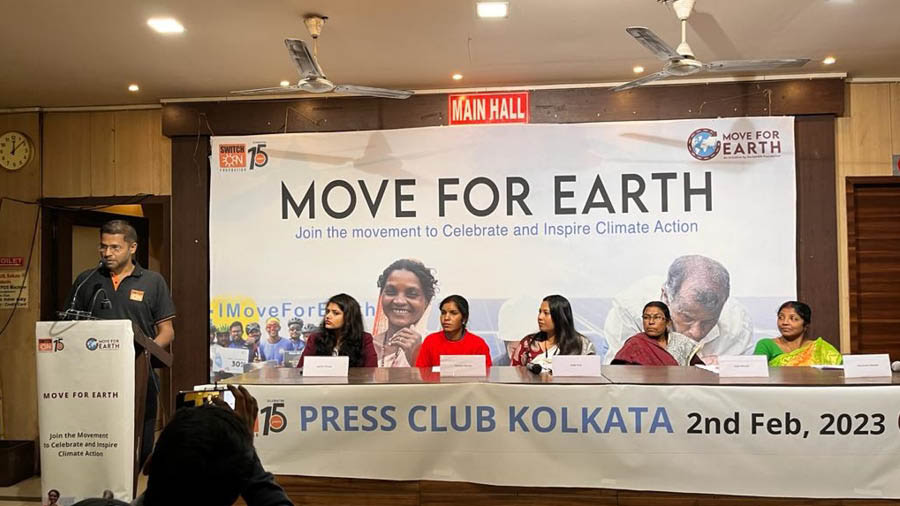 Delegates at the launch of 'Move for Earth'