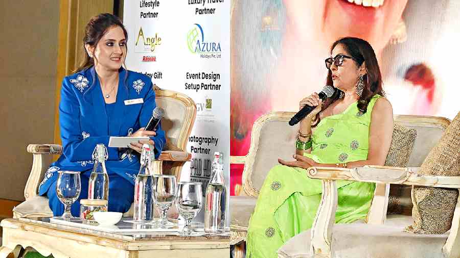 YFLO chairperson Shilpa Sethi in conversation with Neena Gupta