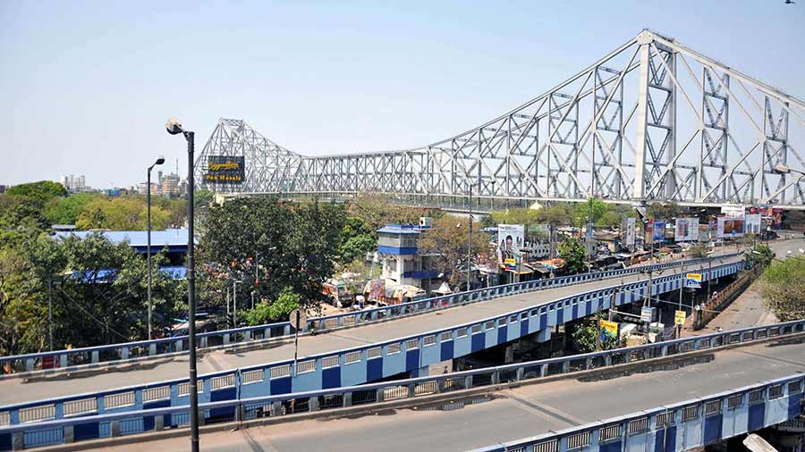 View from the Howrah Station area