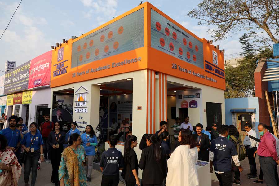 The Eastern Institute for Integrated Learning in Management (EIILM) has set up a fun-filled space at the 46th International Kolkata Book Fair. Students of the institute have been hosting various activities and engaging games to keep an interactive atmosphere