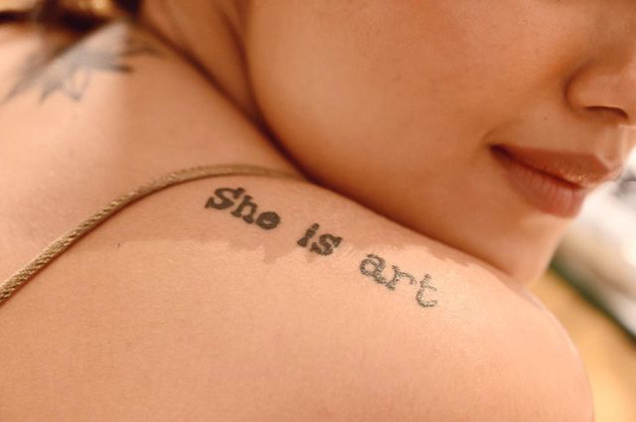 Swastika’s self love: “She is art” is a beautiful expression. Like Tollywood actress Swastika Dutta, you too can try a quotation that’s close to your heart or a word that holds a meaning for you