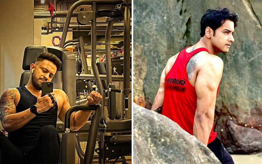 Hunk it like Anindya and Yash: Get an elaborate design on the back or on the arm like the macho men of the Bengali film and television industry — Anindya Chatterjee and Yash Dasgupta. A graphic design, Nataraj or a mandala will look better like that