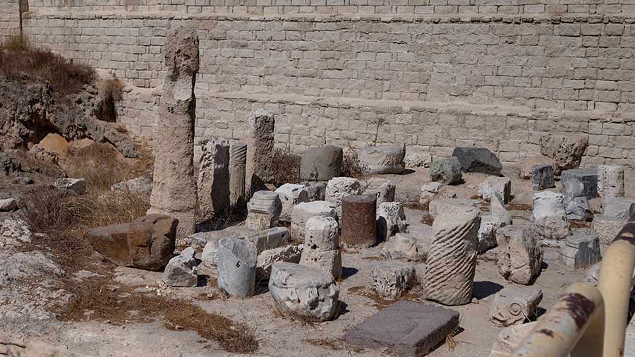 Remains of the pillar from the Serapeum of Alexandria