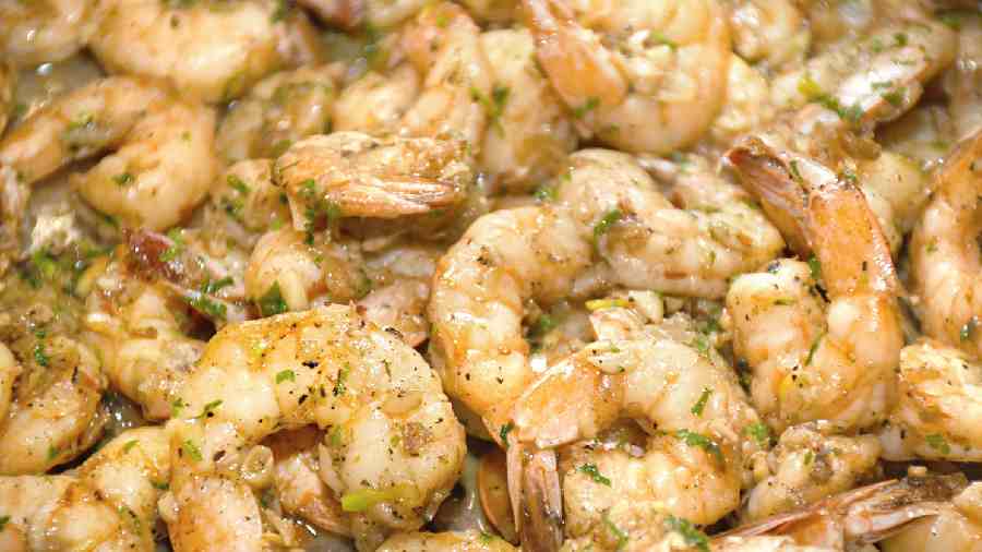 Garlic Pepper Prawn