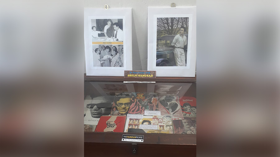 Posters and books on Bengali matinee idol Uttam Kumar