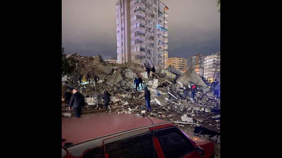 Major earthquake hits Turkey, Syria; at least 1,400 dead