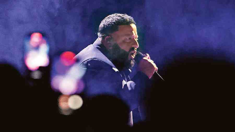 The Grammys closed with a star-studded performance from DJ Khaled who was joined by his collaborators — Rick Ross, Lil Wayne, John Legend, Jay-Z and Fridayy — for a lively performance of God Did.