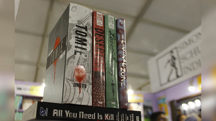 Junji Ito is one of the best represented Japanese manga artists at the Book Fair this year