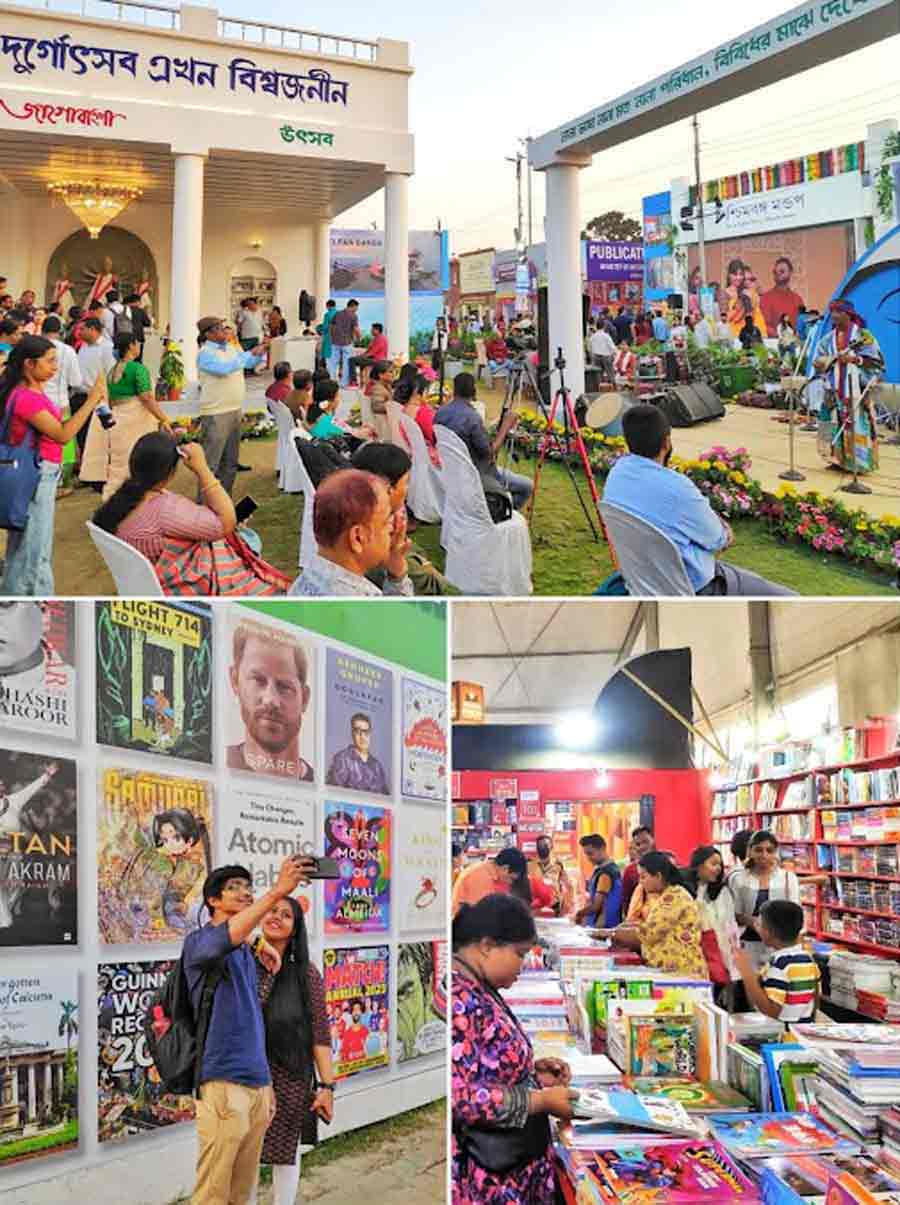With five days remaining for the 46th International Kolkata Book Fair to conclude, book lovers and visitors thronged the boimela prangan, visited stalls, clicked selfies and enjoyed cultural programmes. The book fair will end on February 12