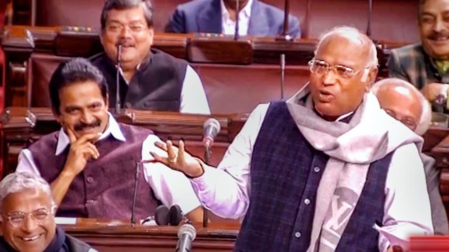 Disappointed with President's speech: Kharge