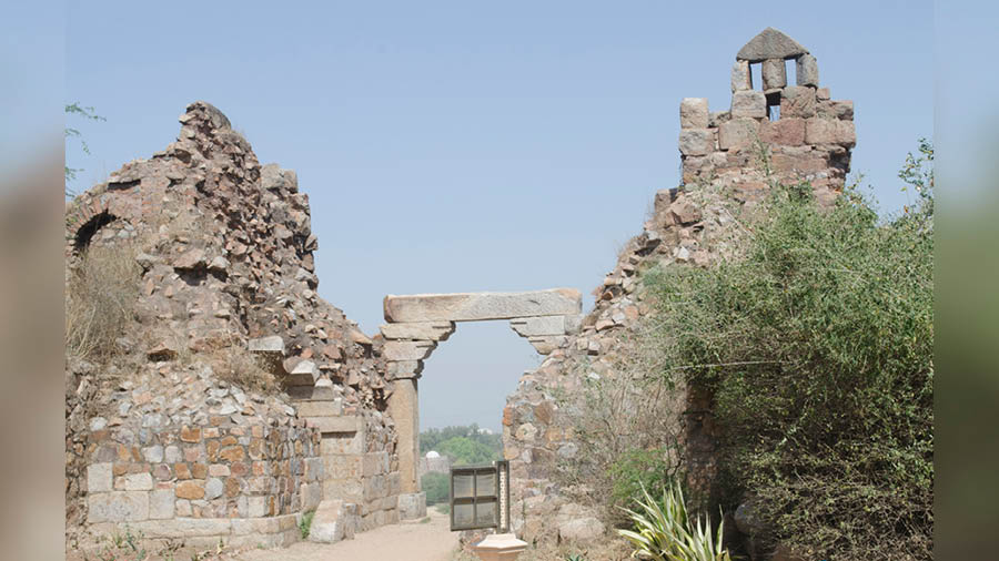 The south-east gate of Adilabad Fort