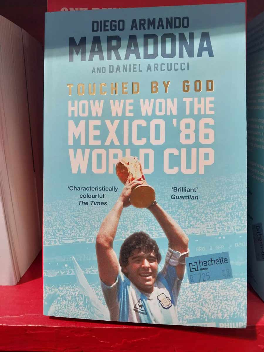 ‘Touched by God: How We Won the Mexico ‘86 World Cup’ by Diego Maradona and Daniel Arcucci: Hachette Book Group brings readers the tale of football legend Diego Maradona, delivering locker room stories that brewed during the '86 FIFA World Cup and the Argentinian great's personal evolution. It's available for Rs 725 at Hall 1 Stall No. 24