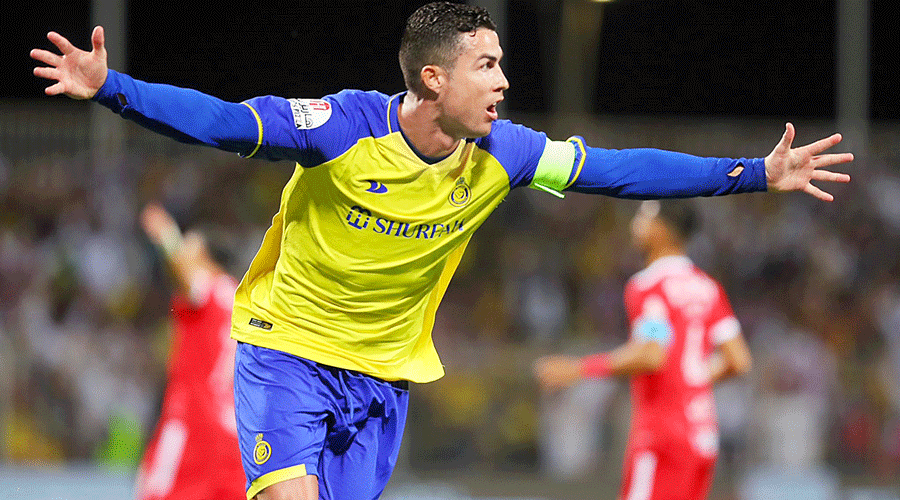 Portugal  Cristiano Ronaldo scores four for Al Nassr to pass 500 club  career goals - Telegraph India