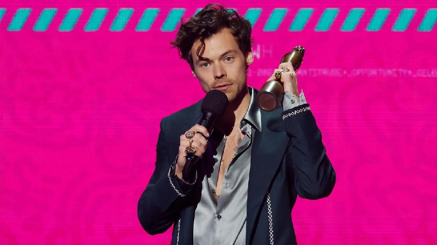 Styles acknowledged that only men had been nominated for the best artist category, which is meant to be gender-neutral.