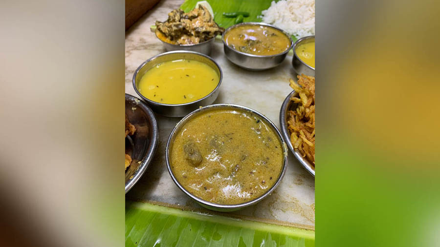 ‘I almost always begin at Tarun Niketan with shukto as theirs has the flavours and textures of a biyebari version, but without any of the heaviness’