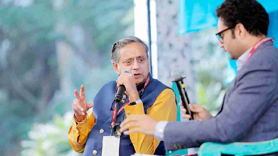 Author Tripurdaman Singh engaged in a deep discussion with celebrated author and politician Shashi Tharoor and talked about the crisis of democracy. Tharoor, who has penned a biography of BR Ambedkar, said, “The streets are only effective on an issue like that… for demonstrating how vehemently or strongly large sections of society feel… policies still need to be made by people in offices.”