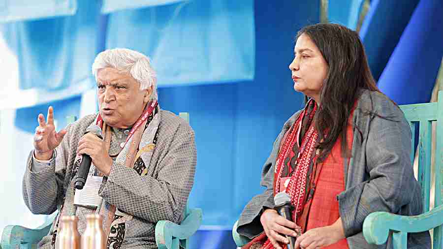 Iconic poet, lyricist and screenwriter Javed Akhtar and actor-social activist Shabana Azmi had all the attention of the audience when they set out to discuss the differences and similarities between their respective fathers — poets Jan Nisar Akhtar and Kaifi Azmi. The duo read out lines from the books to the delight of the listeners, spoke about the progressive writers’ movement and its origin from the All India Congress Conference which was presided by Munshi Premchand, and more.