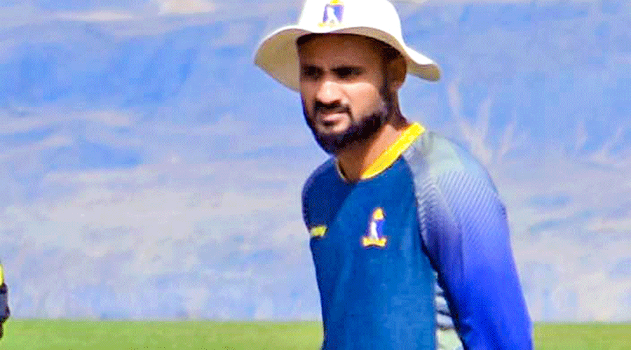 Akash Deep during practice at the Eden on Tuesday.