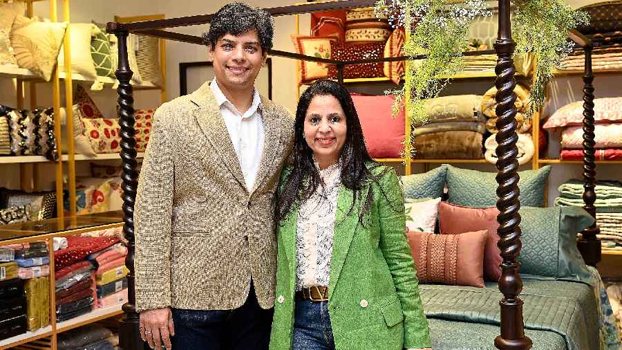 Directors of Intrigue Home, Vipul and Shruti Dugar at the first anniversary celebrations of their brand. “Our tag line ‘home is where the heart is’ sums up our approach to making one’s personal space beautiful, cosy and rejuvenating. ‘My space, my look’ is another key idea that drives us,” said Shruti.